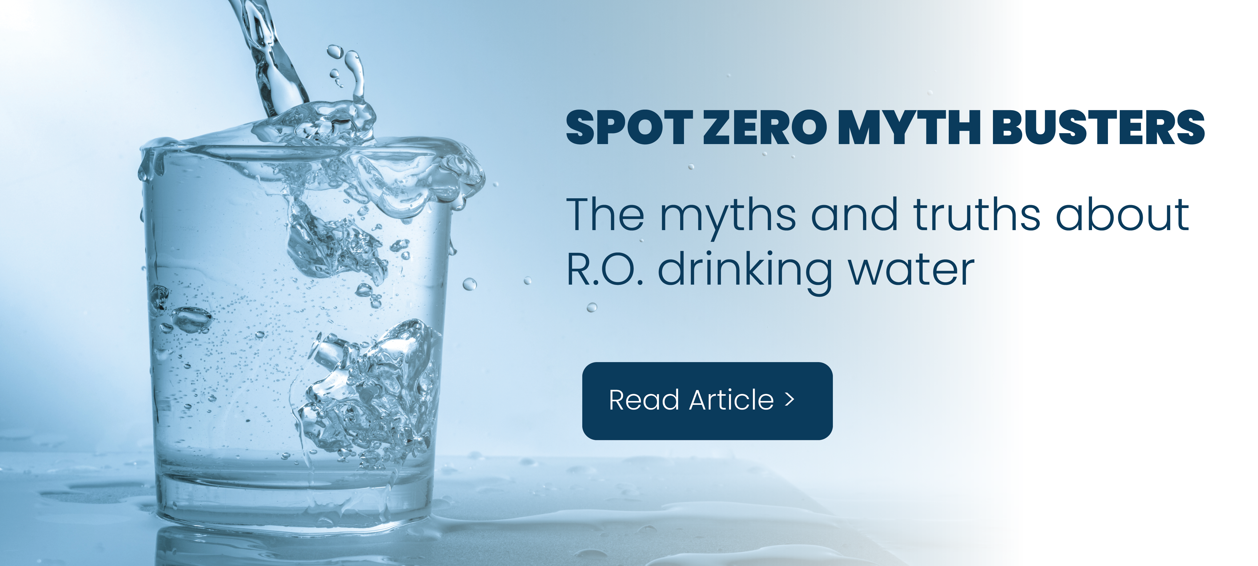 Benefits - Spot Zero Watermakers and Water Purifiers